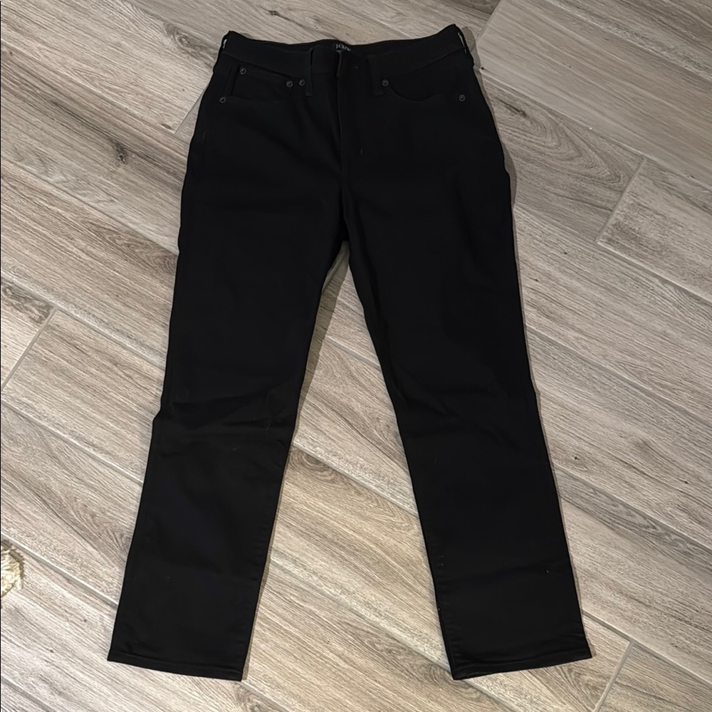 J. Crew Essential Straight Black Pants